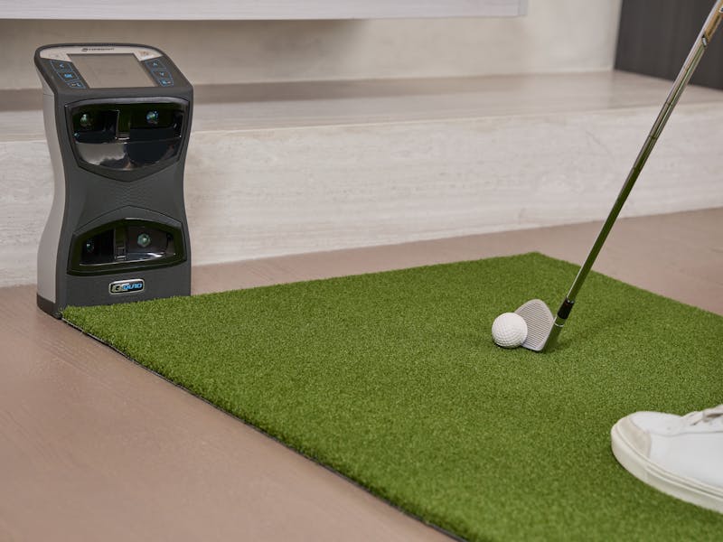 TrackMan launch monitor session